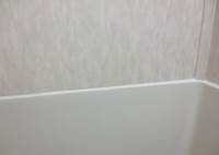 神戸市　居宅浴室壁面　シート貼